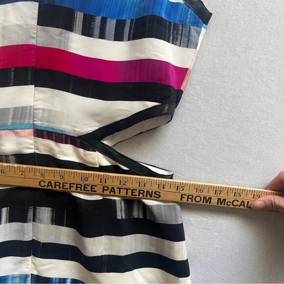 NWT Parker 100% silk cut out mini dress Sz S - Picture 5 of 9